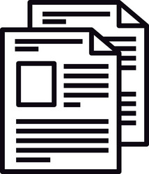 text file isolated icon design vector image