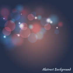 abstract colorful bokeh background vector image
