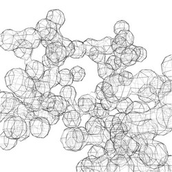 abstract geometry shape blobes or spheres vector image