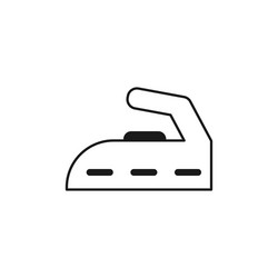 Iron simple icon empty polygon for sites and apps vector