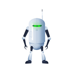 future tech intelligence helper robot automation vector image