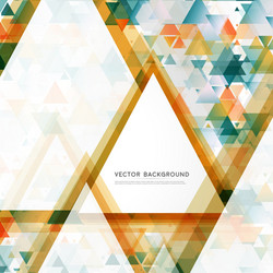 Abstract template background with triangle vector