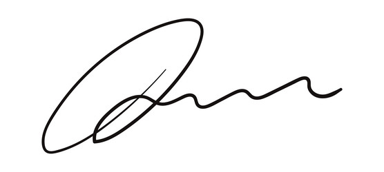 Fake hand drawn autographs set handwritten vector