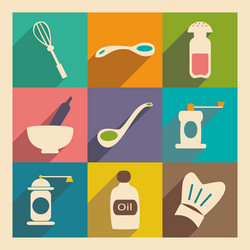 flat with shadow concept and mobile application vector image