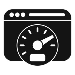 website speed optimization showing fast loading vector image