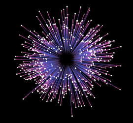 abstract background explosion with lines from vector image
