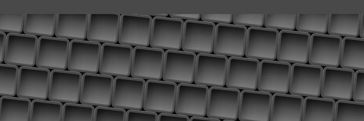 Black grid texture as industrial background vector