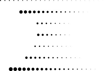 dot circles dotted lines abstract design element vector image