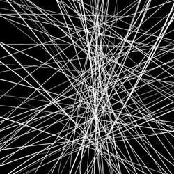 geometric s with random edgy irregular lines vector image