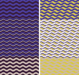 Geometric Wave Patterns vector