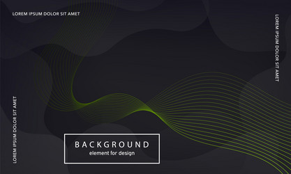 abstract background wave element for design vector image