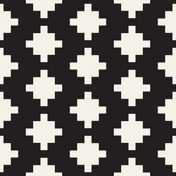 seamless pattern repeating geometric elements vector image
