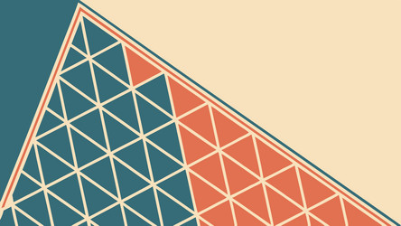 abstract geometric triangle pattern design vector image
