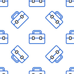 line toolbox icon isolated seamless pattern vector image