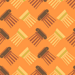 Seamless background with ancient columns vector