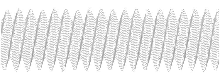 abstract geometric wave pattern with symmetrical vector image