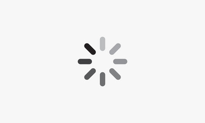 waiting loading icon isolated on white background vector