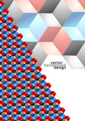 background abstract geometric design vector image