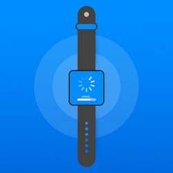 system software update data or synchronize vector image