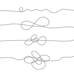 abstract tangled texture random chaotic lines vector image