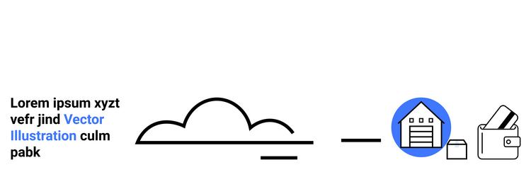 cloud computation transforming digital data vector image