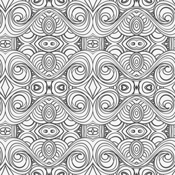 Abstract seamless ornament pattern vector