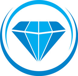 Letter d diamond logo design Royalty Free Vector Image
