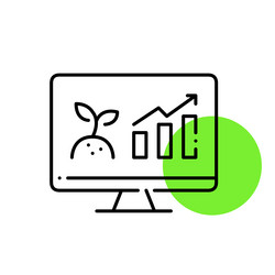 smart farming using remote control and analysis vector image