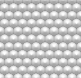 White Hexagon Seamless Pattern vector image