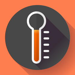 Thermometer Icon - Temperature Measurement vector image