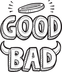Good Bad Vector Images (over 15,000)