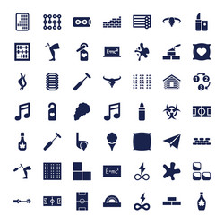 49 texture icons vector