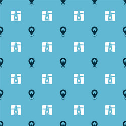 set location with house and gps device map vector image