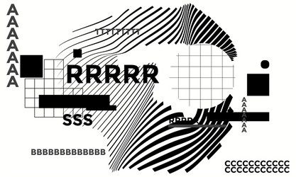 space for text minimal geometric web banner design vector image