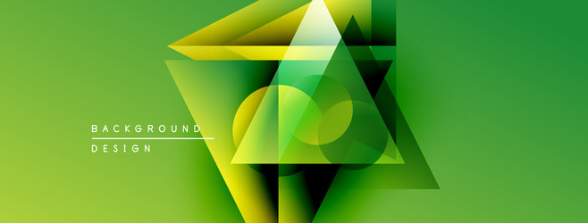 abstract geometric shapes overlap creating vector image
