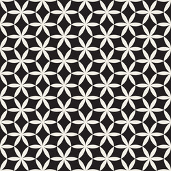 Seamless pattern repeating geometric elements vector