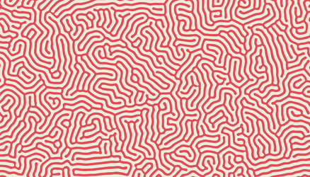 turing lines organic shape patterns background vector image