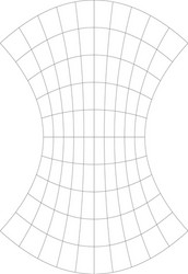 grid mesh with distorted deformed effect abstract vector image