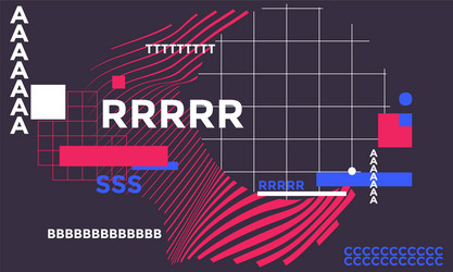 space for text minimal geometric web banner design vector image