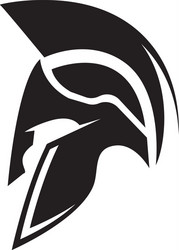 Spartan Helmet Icon Vector Image