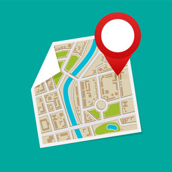 gps map pointers vector