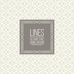 set of line pattern and linear frame vector