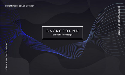 Abstract background wave element for design vector