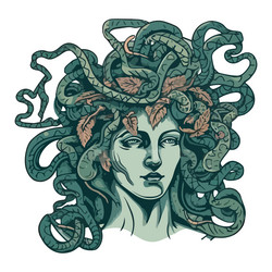 Ancient Greek Goddess. Medusa Gorgon. the Serpent Goddess. the Mythological  Deities of Olympia. Vector Illustration of the Stock Illustration -  Illustration of cute, funny: 221057392