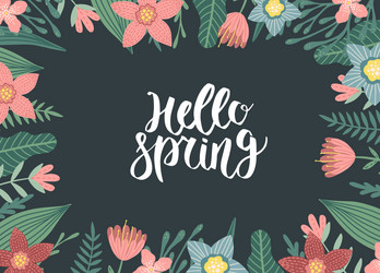 Abstract spring background with copy space vector