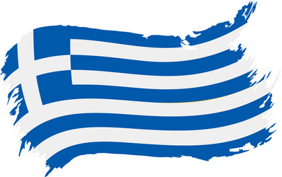 Greek Flag Symbol Vector Image