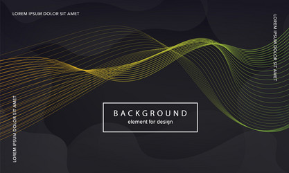 abstract background wave element for design vector image