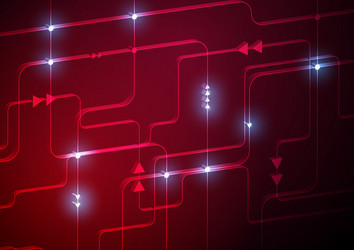 Circuit technology background with hi-tech digital vector