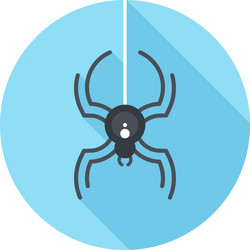 bug fixing flat web icon concept vector image