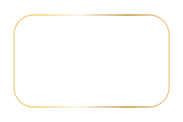 Golden Rectangular Frame vector image